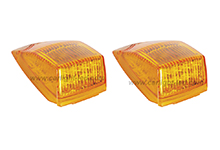 Truck Cab Lights Yellow Top Roof Running LED Marker Lights