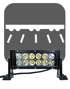 Double rows LED light bar(A)