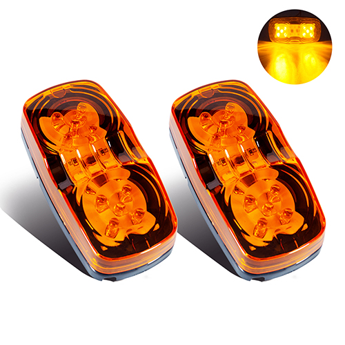 Double Bullseye LED Trailer Side Marker Lights